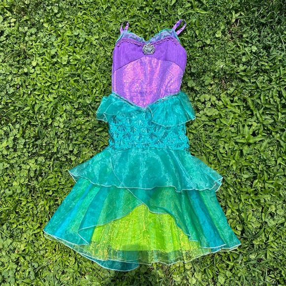 Disney Mermaid Costume - Purple and Green - Picture 4 of 5